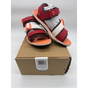 Plae Wes Sandals Voltage Red Orange Toddler 13 NEW